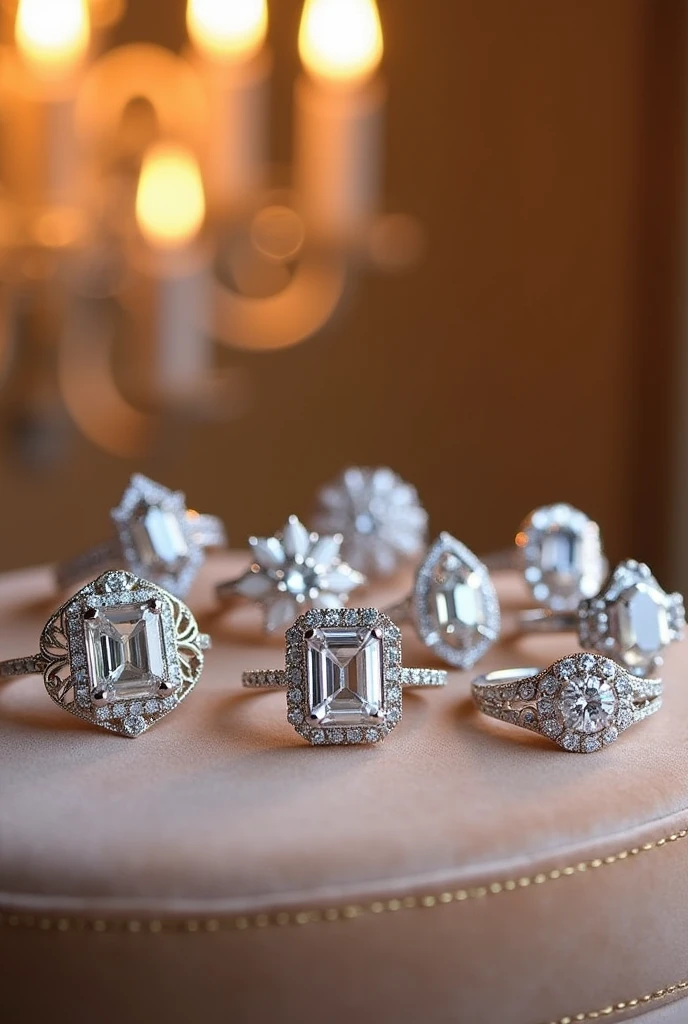 10 diamond rings picture for women