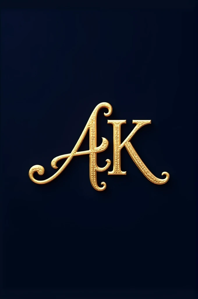 Create a logo with the letters Ak for a jewelry store