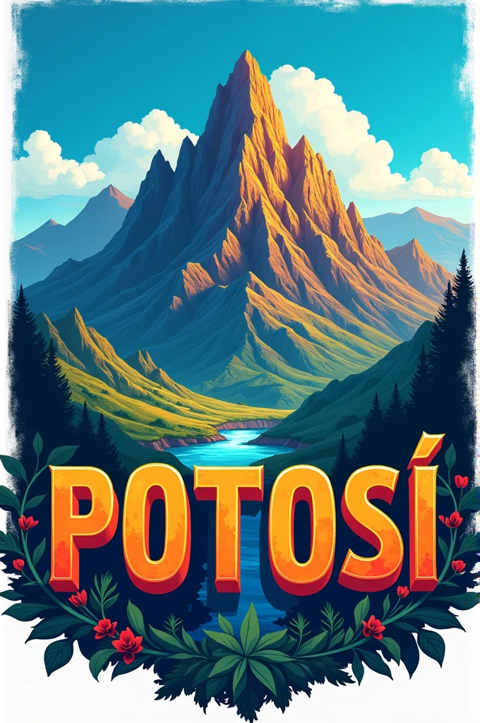 Potosi logo with the Cerro Rico