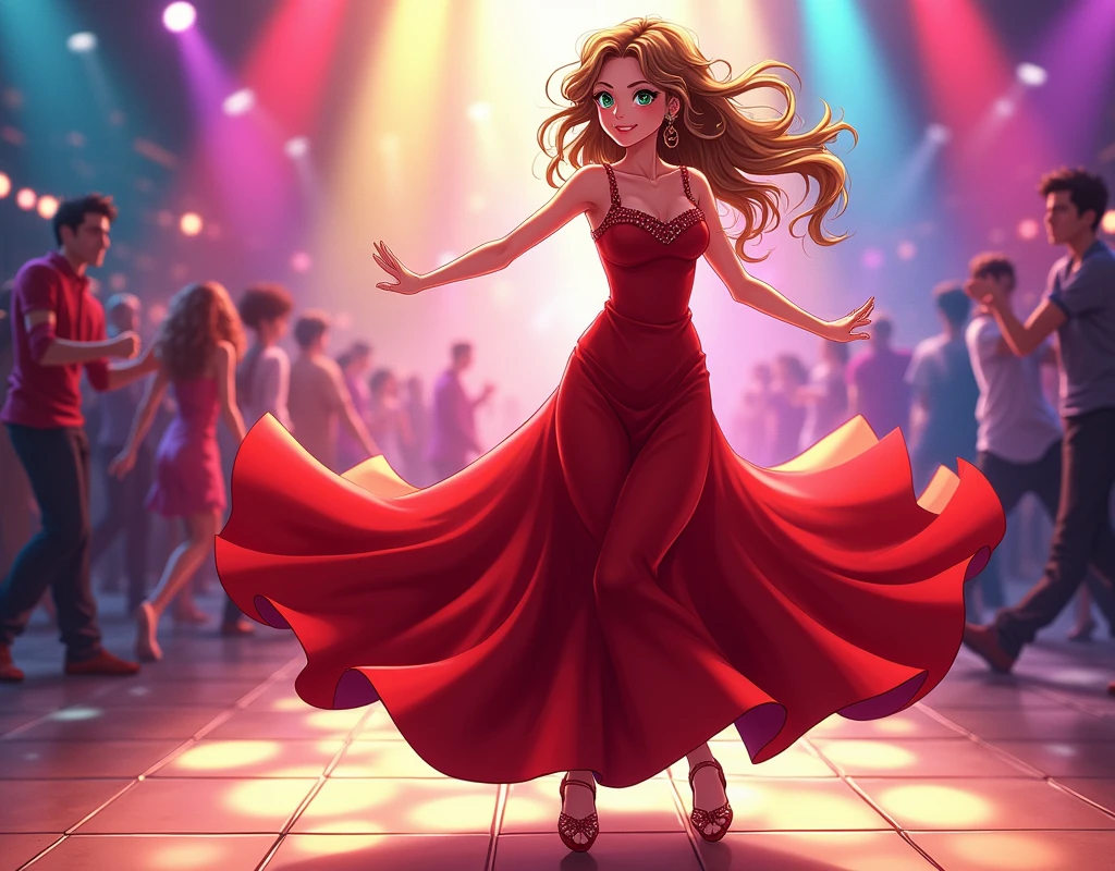 anime girl who's a salsa dancer