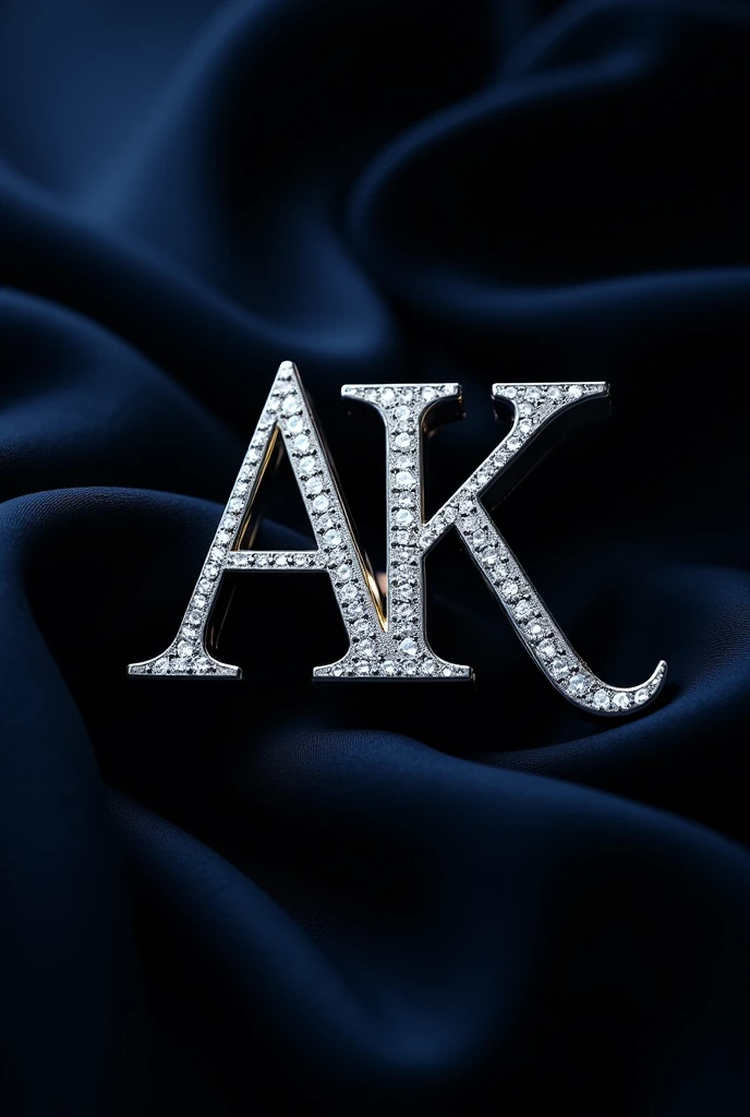 Create a logo with the letters Ak for a jewelry store
