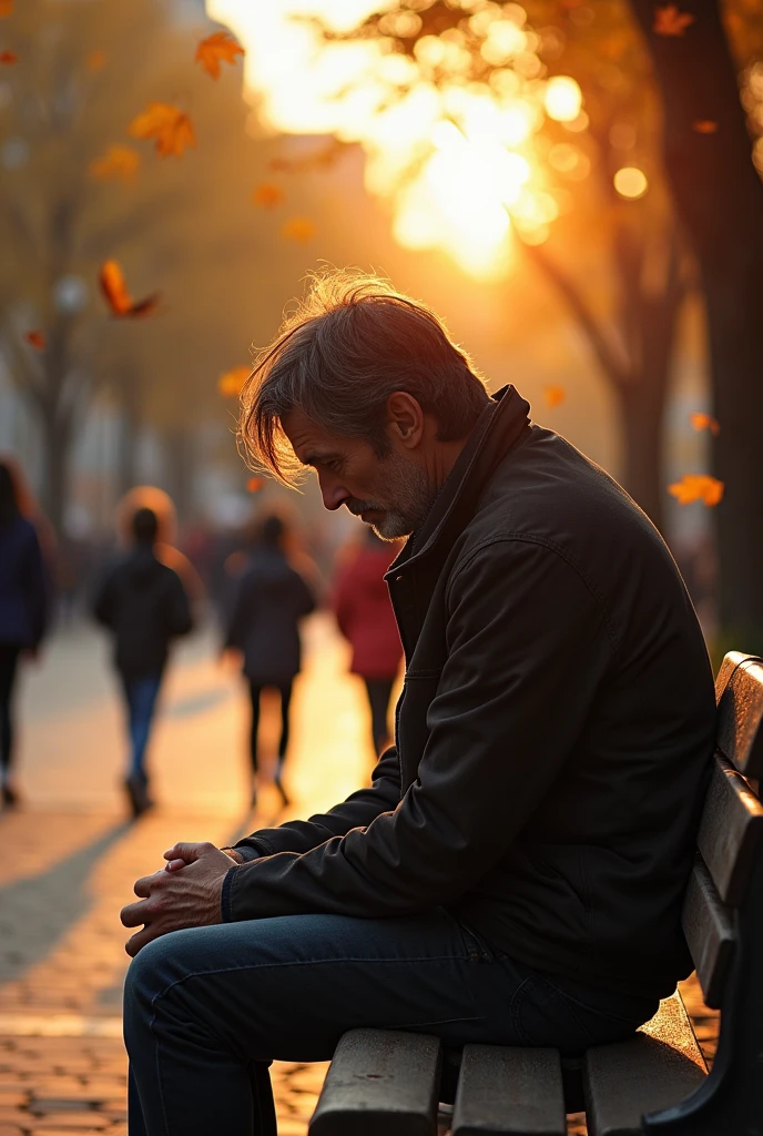 exhausted man