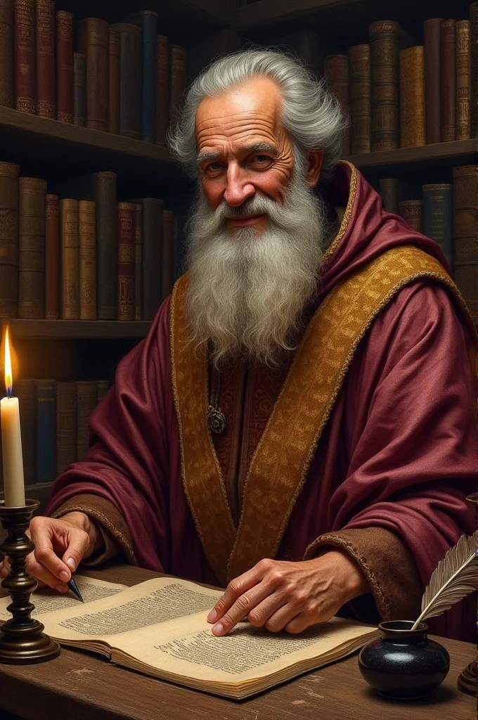 A drawing of Saint Augustine of Hippo