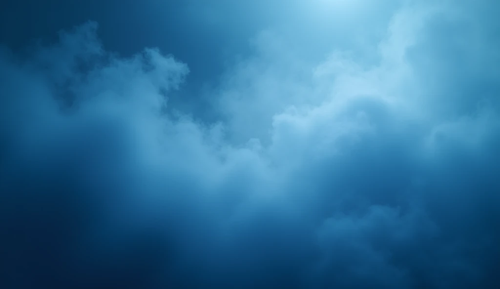 Create a background image with a deep blue hue, representing a misty and mysterious environment. The fog should be ethereal, with graduations of blue ranging from lighter to darker, creating a sense of depth and serenity. The fog should flow gently through the background, with subtle transitions between the different shades, evoking a sense of calm and tranquility.
Additional Specifications:
Aspect Ratio: 16:9 Texture: Smooth and flowing, with thick fog in some areas and more dispersed in others, creating a sense of movement.
Lighting: Smooth and cool, as if the background were bathed in a diffused light that penetrates the fog, reinforcing the calm and relaxing atmosphere.