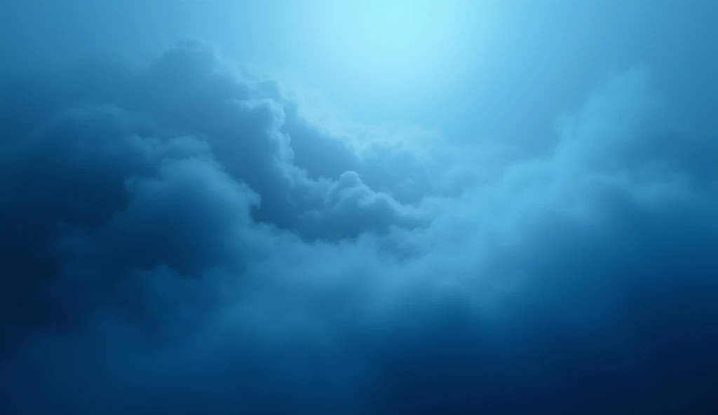 Create a background image with a deep blue hue, representing a misty and mysterious environment. The fog should be ethereal, with graduations of blue ranging from lighter to darker, creating a sense of depth and serenity. The fog should flow gently through the background, with subtle transitions between the different shades, evoking a sense of calm and tranquility.
Additional Specifications:
Aspect Ratio: 16:9 Texture: Smooth and flowing, with thick fog in some areas and more dispersed in others, creating a sense of movement.
Lighting: Smooth and cool, as if the background were bathed in a diffused light that penetrates the fog, reinforcing the calm and relaxing atmosphere.