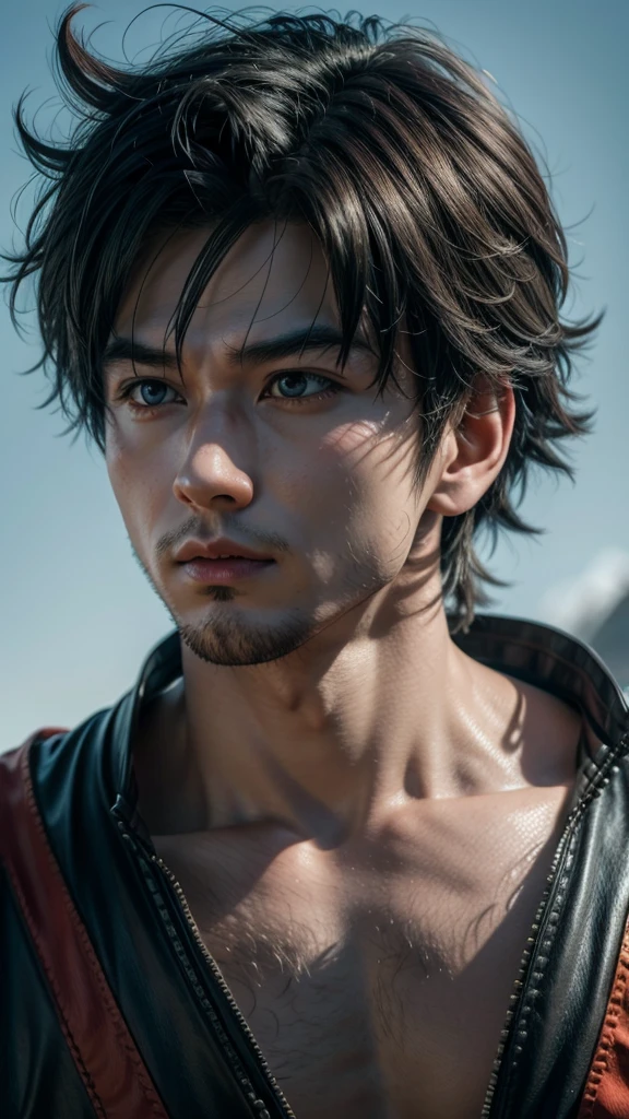 Realistic Goku character