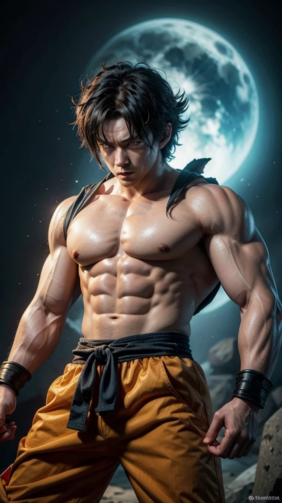 Realistic Goku character