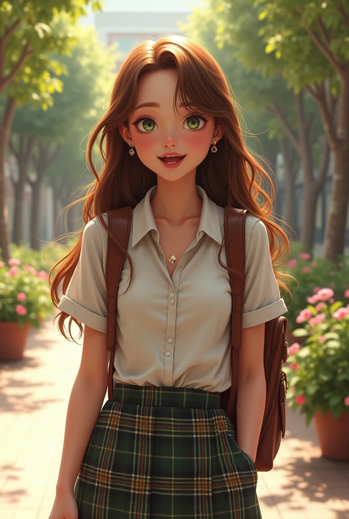 Photorealistic Sexually Atractive highschool girl