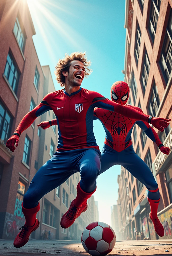 Make me a Griezmann with Spiderman