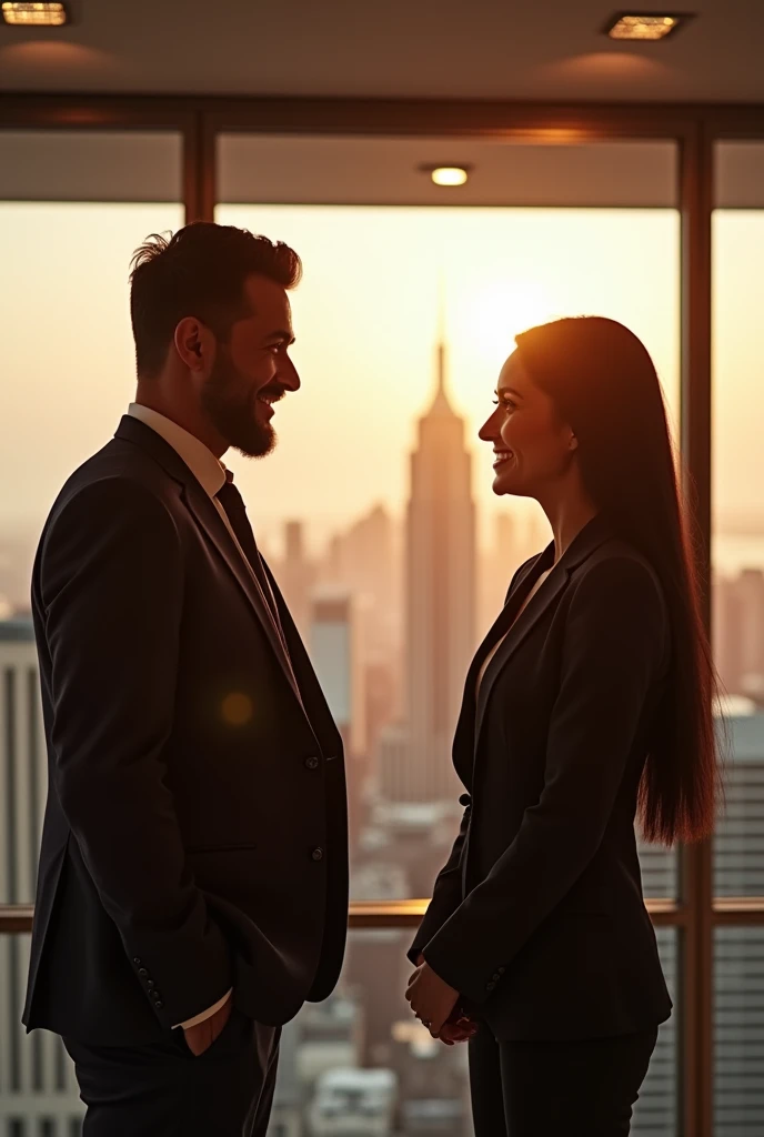 Viral picture Successful businessman and woman 