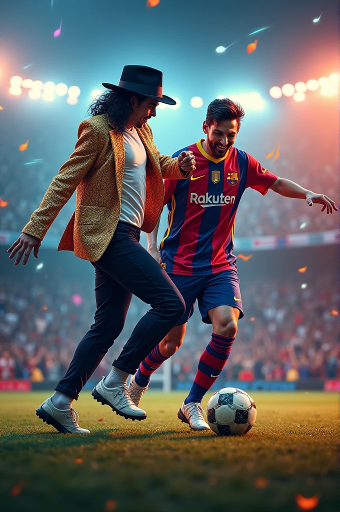 Michael Jackson y Messi