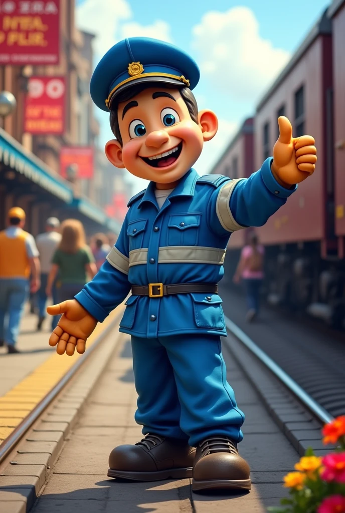 Railway Workers Mascot