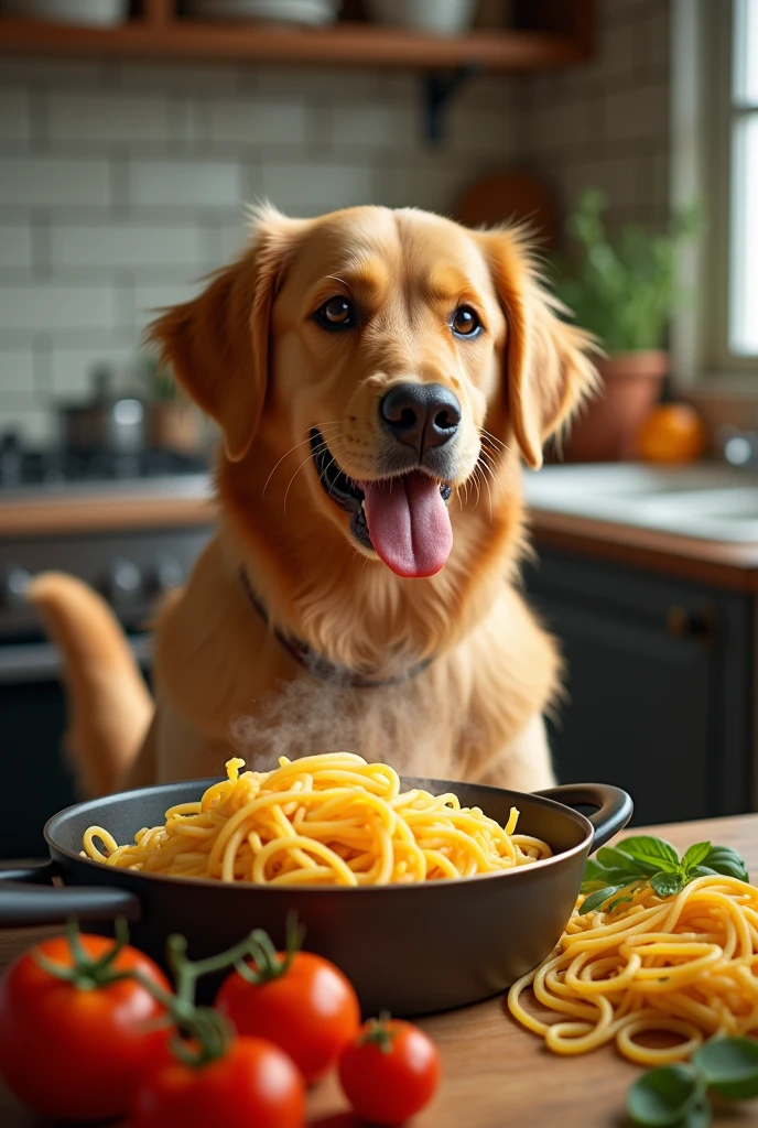 SPAGETHI GOLDEN RETRIEVER