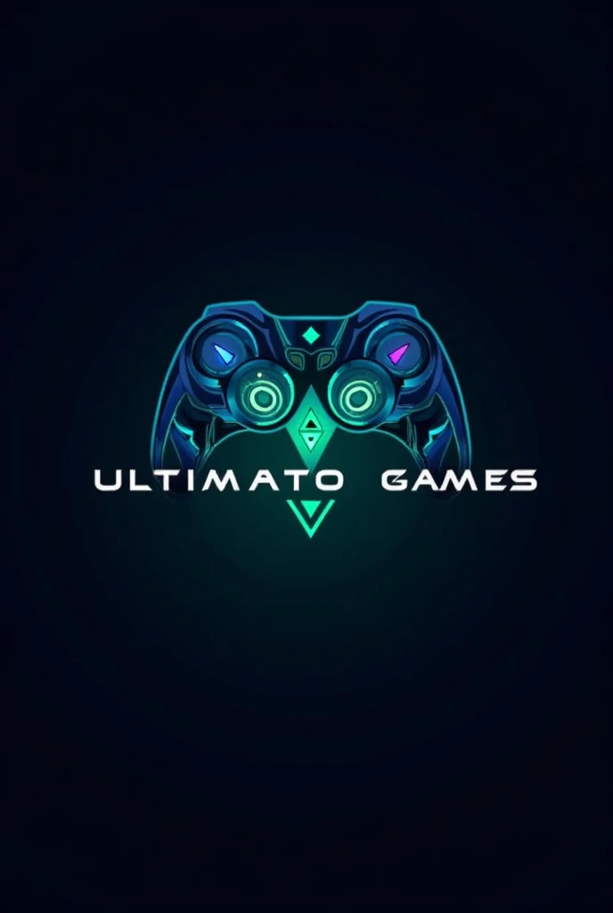 A logo for my YouTube channel, The name is exactly 'Ultimato Games', don't translate it to English.