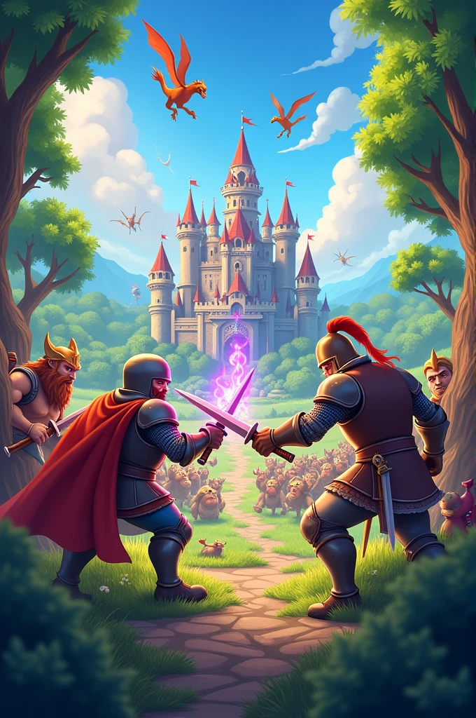 Crie artes do jogo Clash Royale 