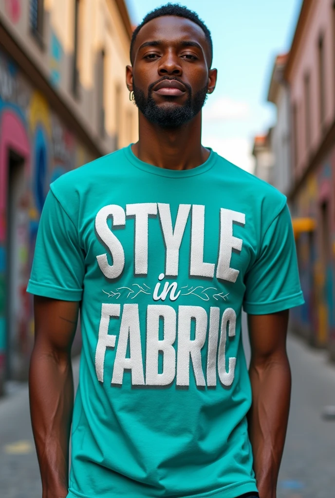 Create a shirt that says “Style in fabric”