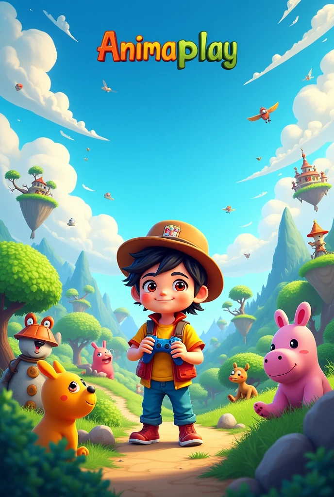 An image for the cover of a Youtube channel named Animaplay