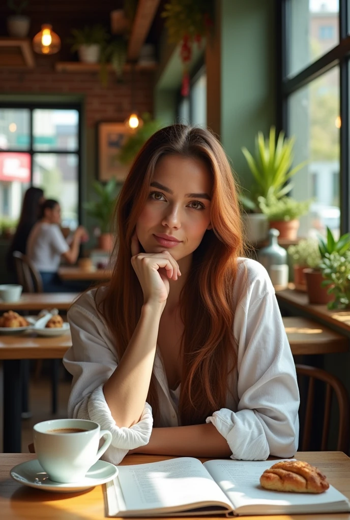 woman thinking 🤔 


