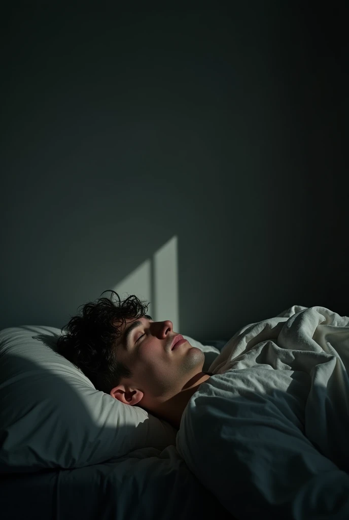 Upon arriving home,, Andrew lies back on his bed and closes his eyes to take a nap, but hallucinations begin, again, he starts to hear his friends' voices, but he decides to ignore them, he resigns himself to not being able to sleep so he simply lies in the middle of the bed staring at the ceiling