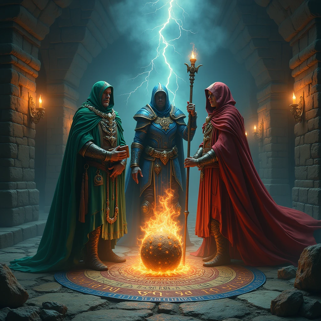 3Renowned human mages band together to seal a malevolent artifact.、Dungeons&Dragons