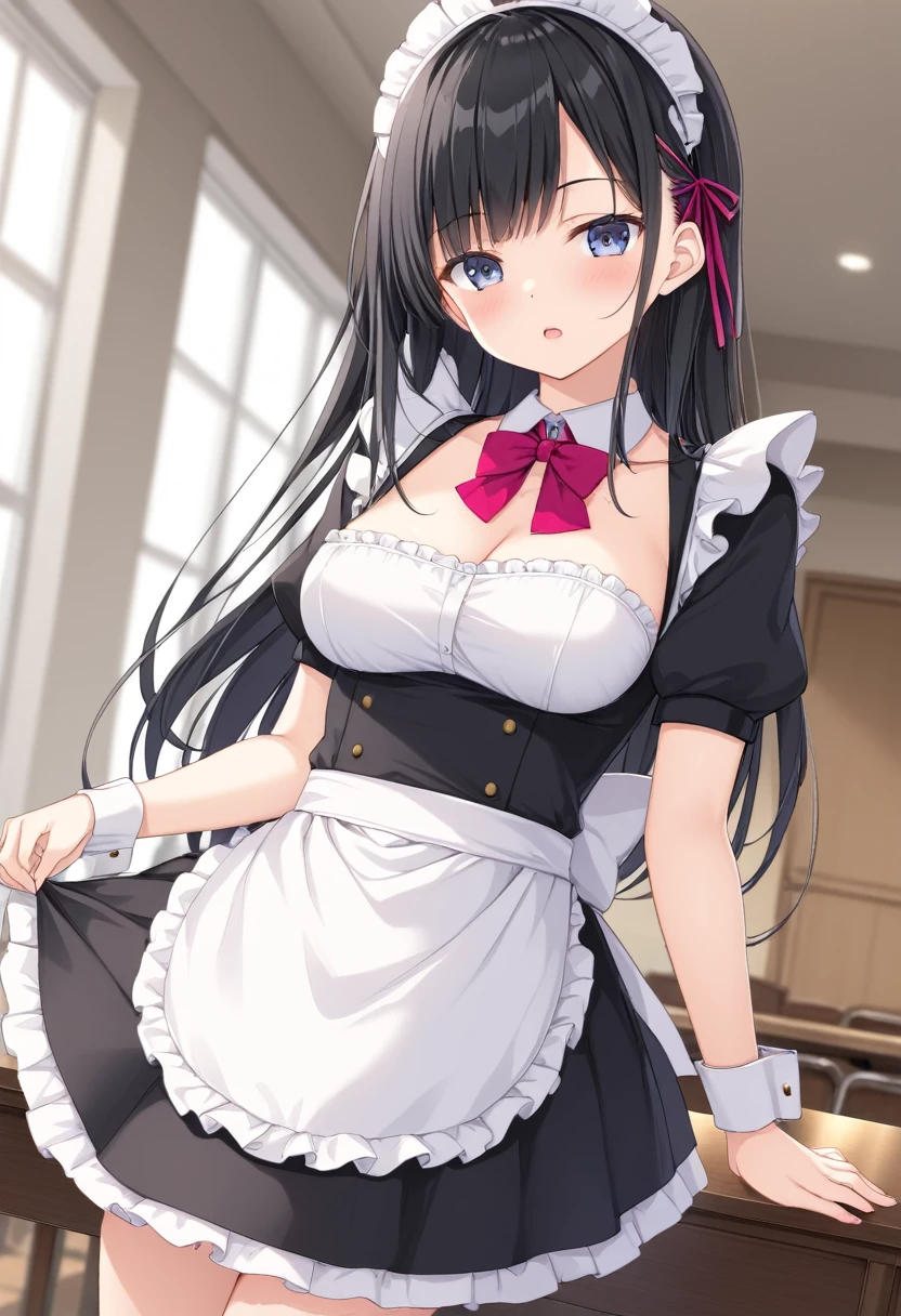 maid、Black Hair、Anime Images