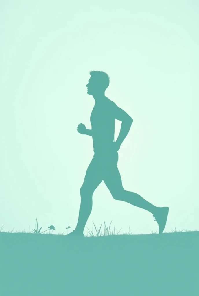 Create a profile picture for weight loss, simple and minimalist 
