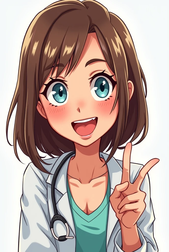 Cartoon picture of Selenia fingering
