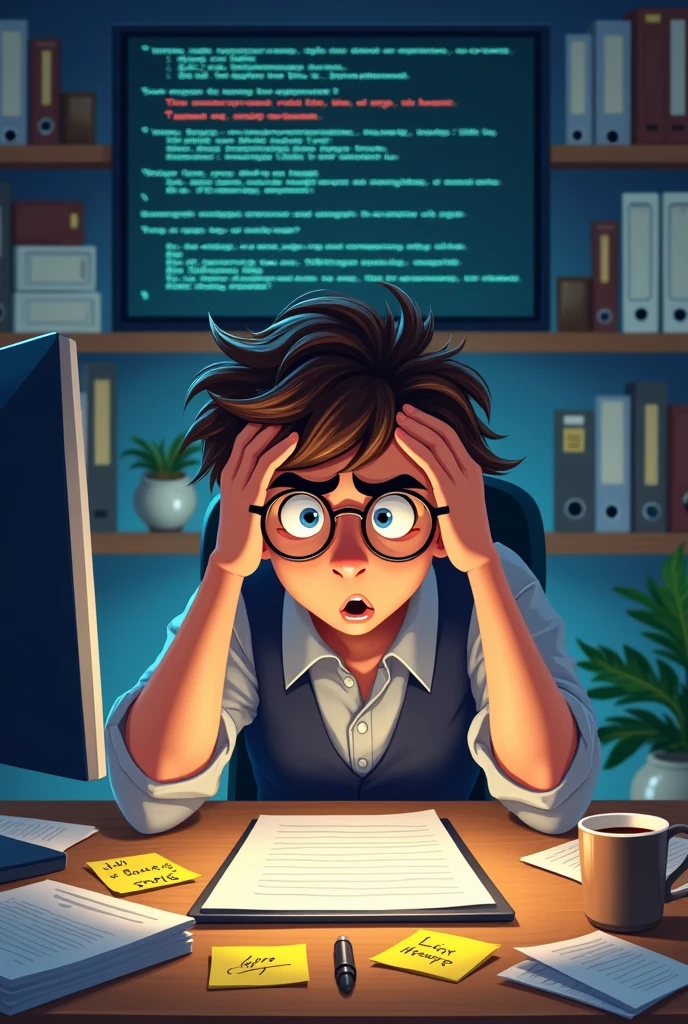 The user cannot understand an error message because it is written using technical terms., Make it a horizontal image