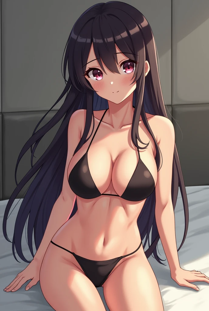 A naked anime girl