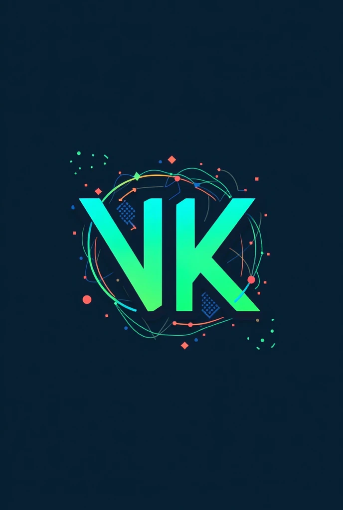 Logo to a company called VLK Enterprise, that focuses on software and technology development. 
