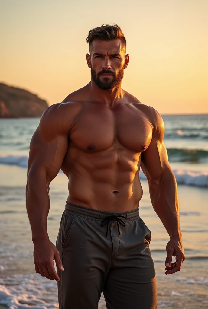 naked man, brawny