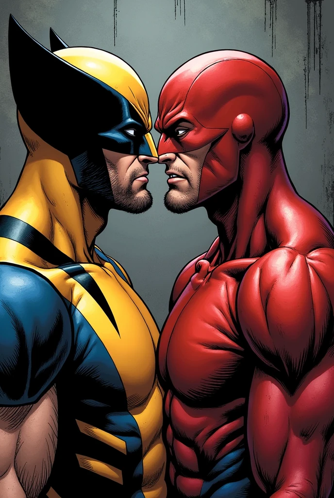 Wolverine and Scott Summers having sex