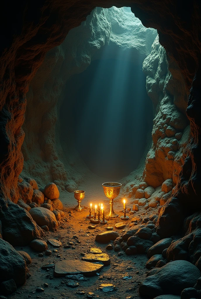Treasure in the darkness in a cave of terror by Jesuits