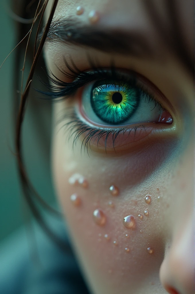 A crying eye