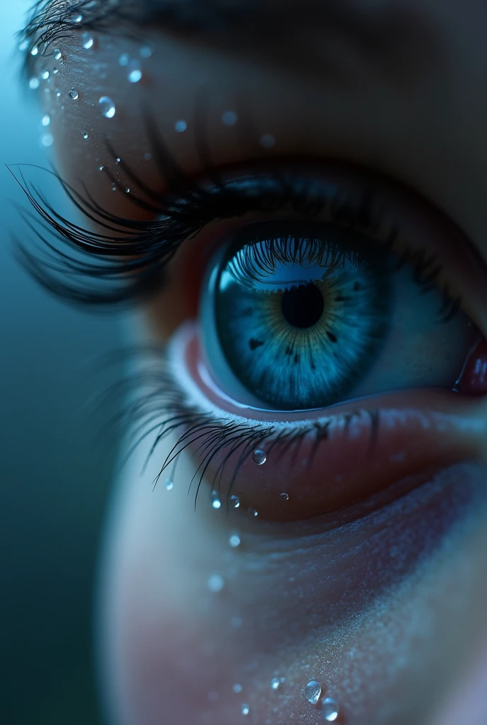 A crying eye