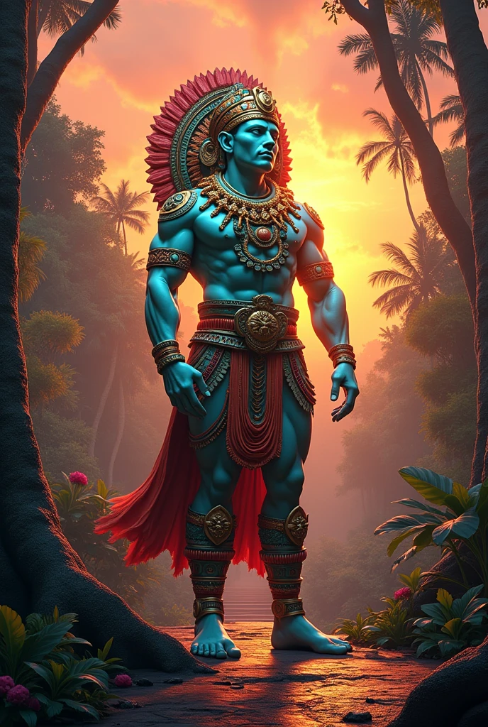 Mayan God without horns