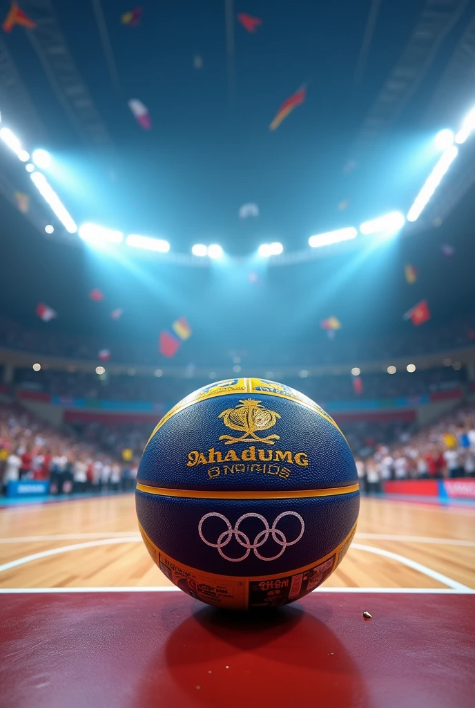 Basketball ball from the olympics 2032
