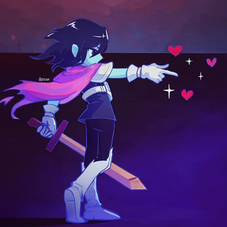 improve the image, Change the orientation of the image to the left side and keep the protagonist and his pose