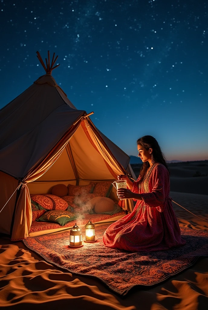 And my darling, prepare me an Algerian tea under the stars in the desert under the tent