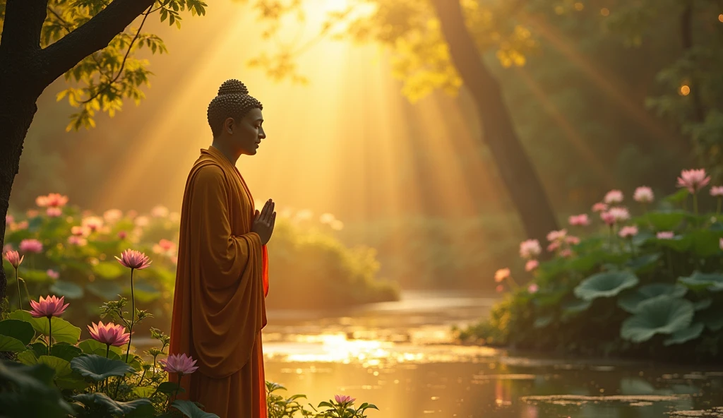 Buddha stood calmly, patiently listening to the man’s abuses. There was no sign of anger or agitation on his face. Seeing Buddha’s peace and patience, the man became even more enraged and continued to hurl more insults. However, Buddha remained unmoved and did not respond. Eventually, the man grew tired and fell silent.
