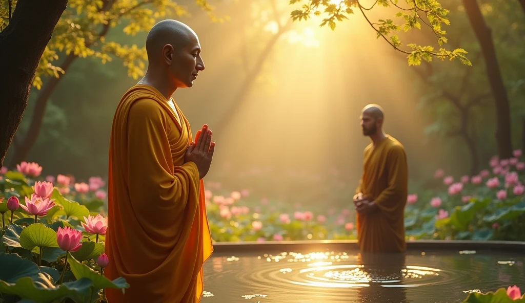 Buddha stood calmly, patiently listening to the man’s abuses. There was no sign of anger or agitation on his face. Seeing Buddha’s peace and patience, the man became even more enraged and continued to hurl more insults. However, Buddha remained unmoved and did not respond. Eventually, the man grew tired and fell silent.