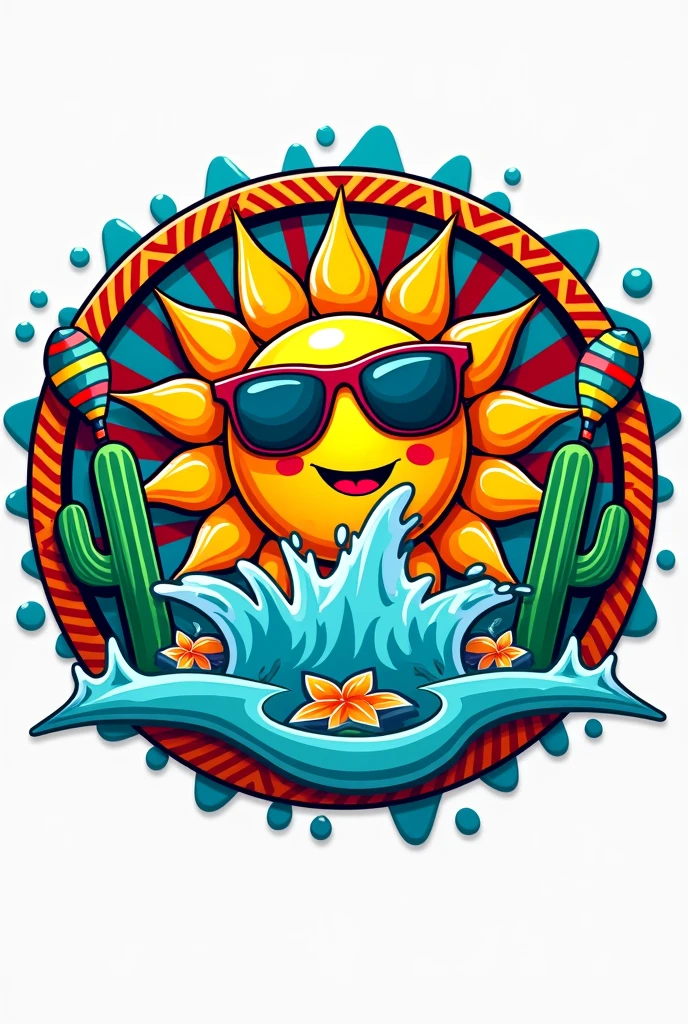 Mexican car wash logo