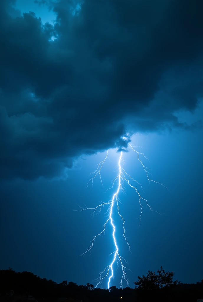 thunderstorm images、Blue sky cut through the background