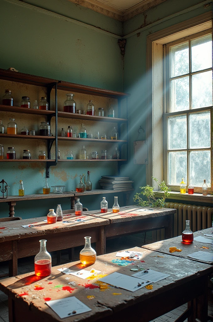 The old science room water corlor