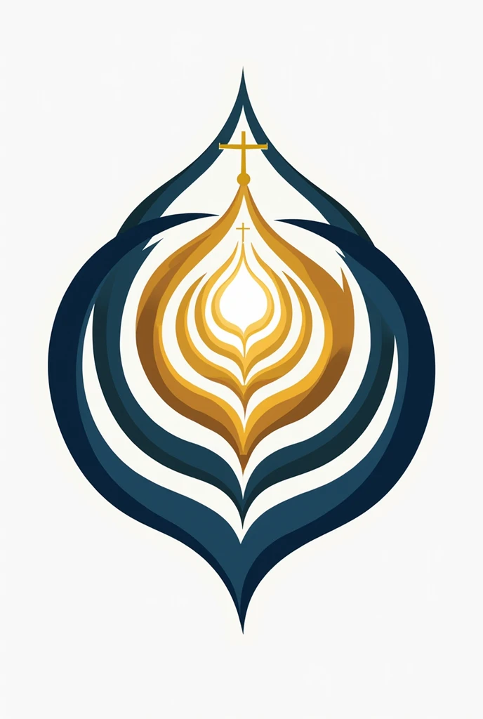 A logo for a church where the church's purposes are reflected in symbols: adoration, evangelism, discipleship, service and communion
Where there is no presence of the sun symbol and that has 5 concentric circles in the image