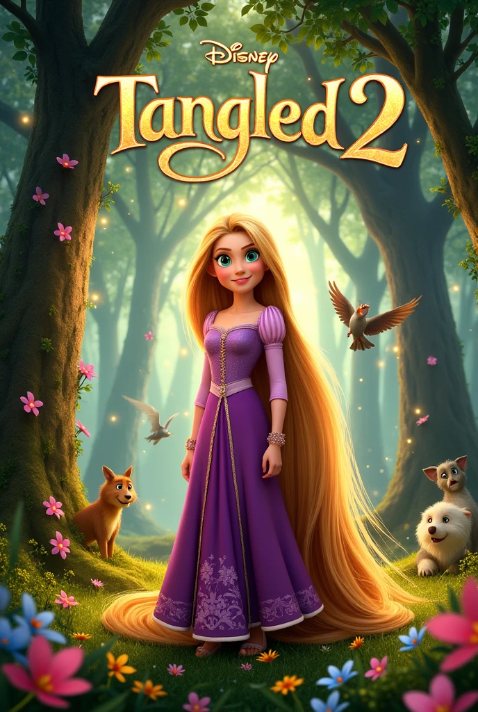 Make the cover of "Tangled 2"