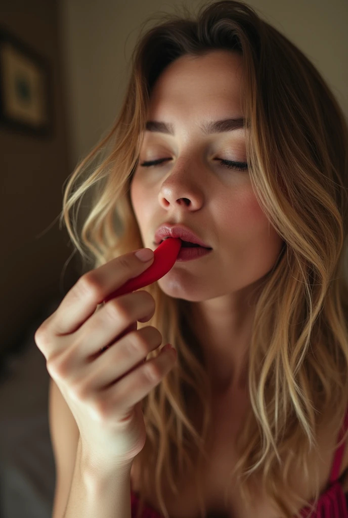 A woman sucking penis 