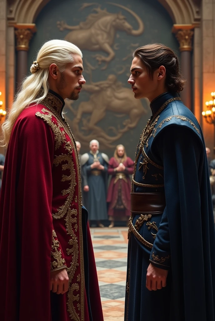 Prince Aegon Targaryen II and Prince Jacaerys Velaryon 