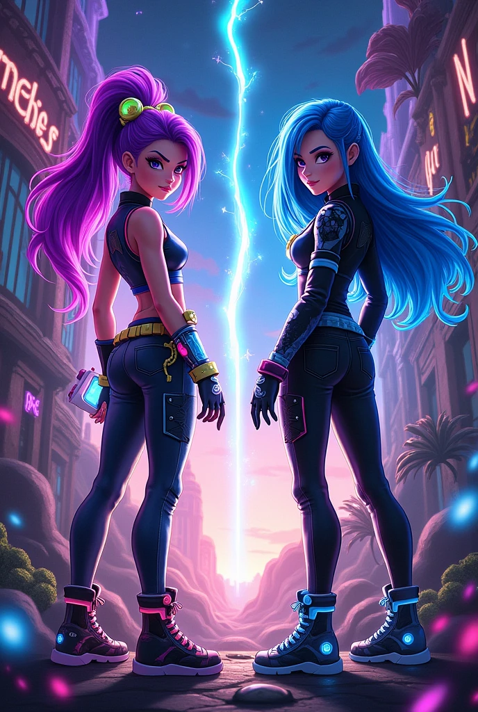 Make the cover of "Mia calista vs lana brake disney" Premiere