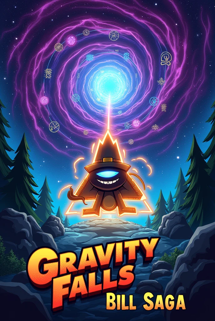 Haz la portada de "Gravity Falls Bill Saga"